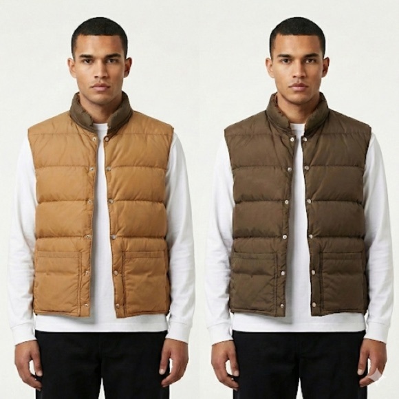 Comfy USA Other - Comfy Vintage Reversible Down Vest Goose Insulated Heritage Mens XL